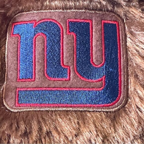 NWT Build A Bear NFL New York Giants Plush Bear Brown Red Blue - Picture 5 of 14